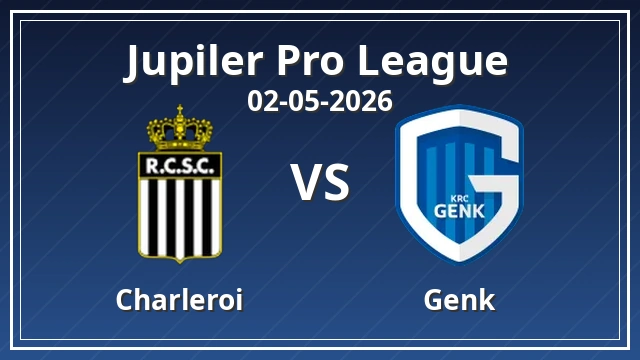 Thumbnail for Charleroi vs Genk