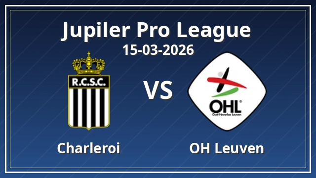 Thumbnail for Charleroi vs OH Leuven