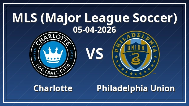 Thumbnail for Charlotte FC - Philadelphia Union