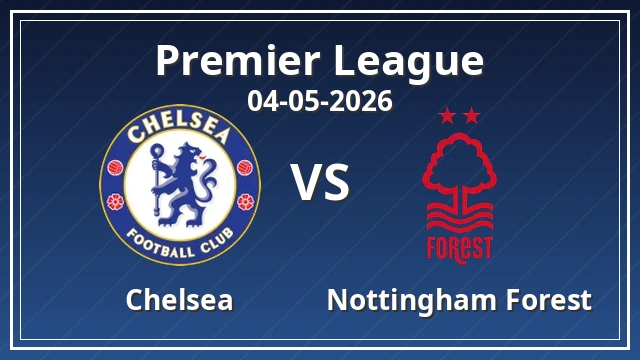 Thumbnail for Chelsea FC vs Nottingham Forest