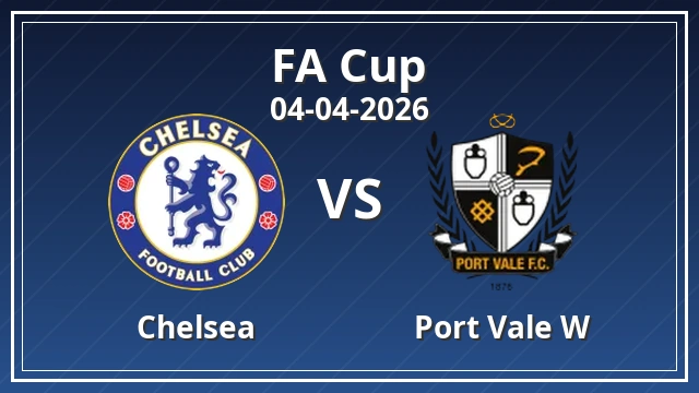 Thumbnail for Chelsea FC vs Port Vale FC