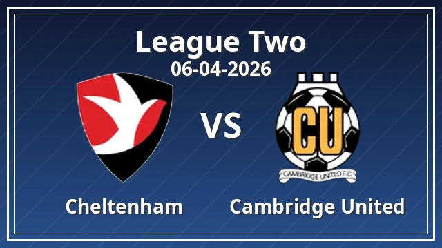 Thumbnail for Cheltenham vs Cambridge United