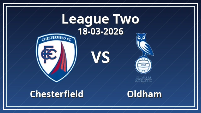 Thumbnail for Chesterfield vs Oldham