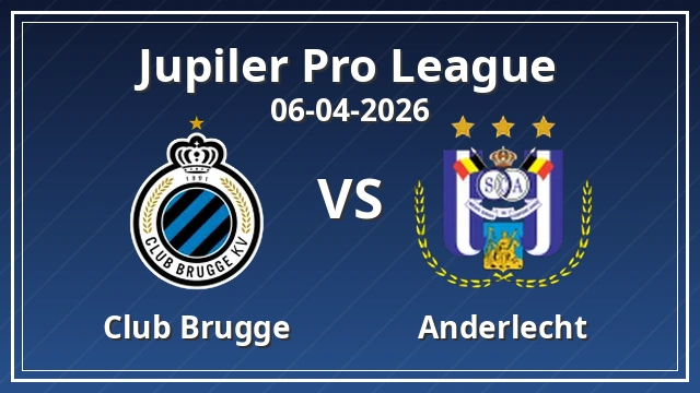 Thumbnail for Club Brugge vs Anderlecht