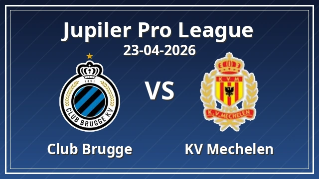 Thumbnail for Club Brugge vs KV Mechelen