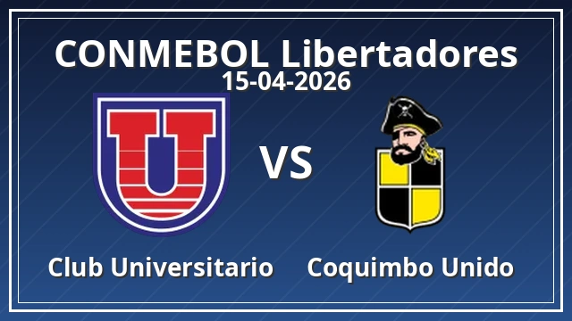 Thumbnail for Club Universitario vs Coquimbo Unido