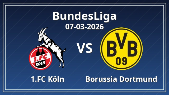 Thumbnail for FC Cologne vs Borussia Dortmund