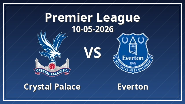 Thumbnail for Crystal Palace vs Everton