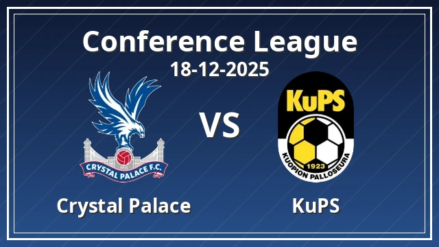 Thumbnail for Crystal Palace vs KuPS