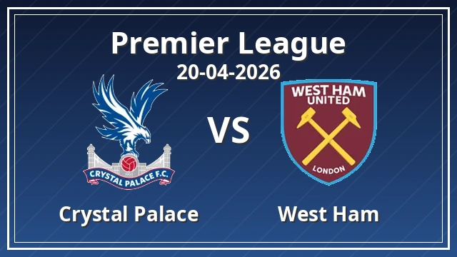 Thumbnail for Crystal Palace vs West Ham