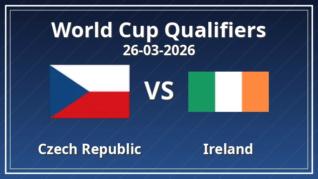 Thumbnail for Czech Republic vs Ireland