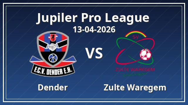 Thumbnail for Dender vs Zulte Waregem