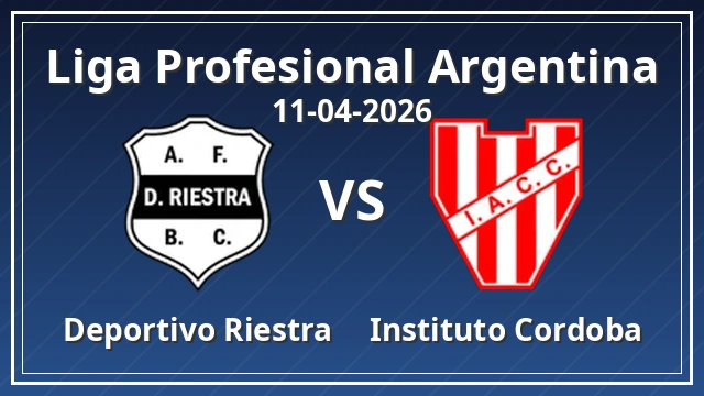Thumbnail for Deportivo Riestra - Instituto