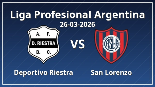Thumbnail for Deportivo Riestra - San Lorenzo