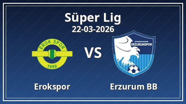 Thumbnail for Erokspor vs Erzurum BB