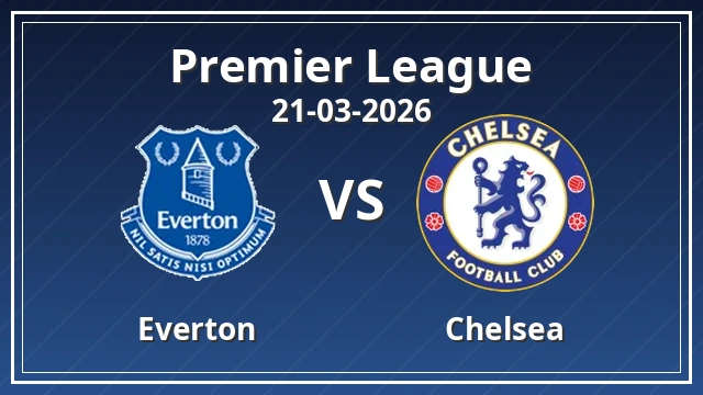 Thumbnail for Everton vs Chelsea FC