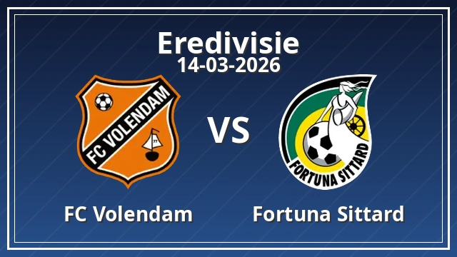 Thumbnail for FC Volendam vs Fortuna Sittard