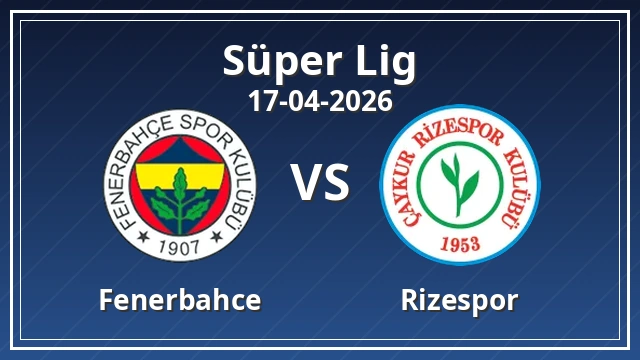 Thumbnail for Fenerbahçe - Çaykur Rizespor