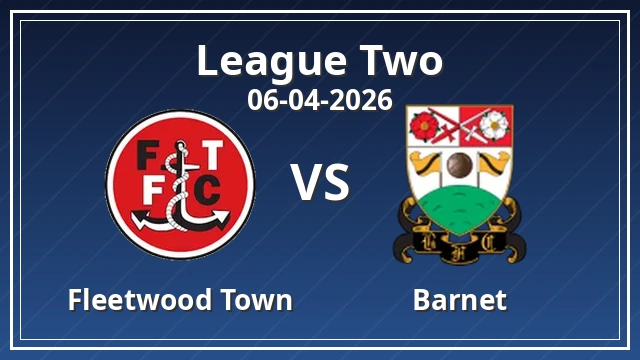 Thumbnail for Fleetwood Town vs Barnet