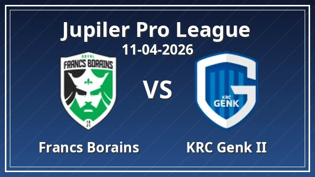 Thumbnail for Francs Borains vs KRC Genk II