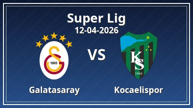 Thumbnail for Galatasaray - Kocaelispor