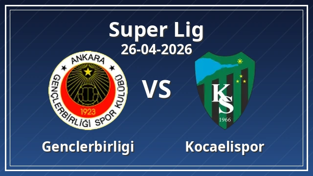Thumbnail for Gençlerbirliği - Kocaelispor