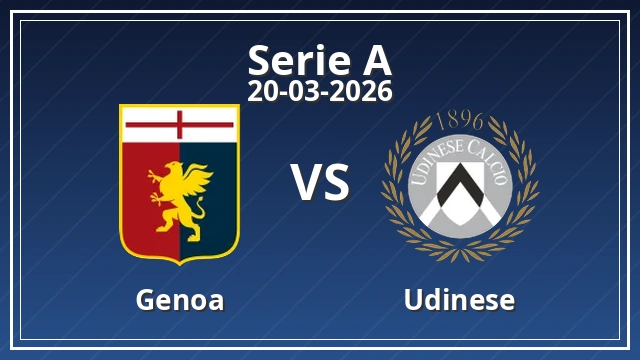 Thumbnail for Genoa vs Udinese