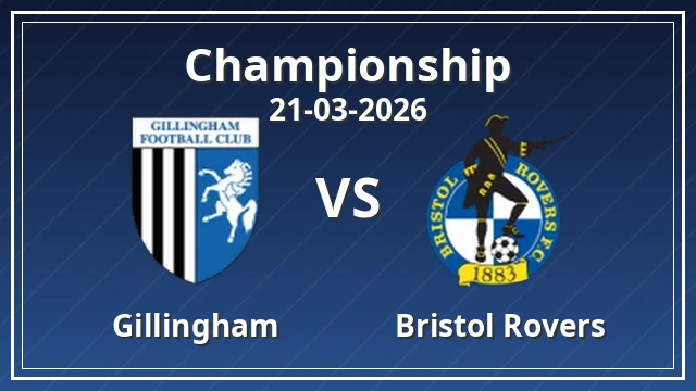 Thumbnail for Gillingham vs Bristol Rovers