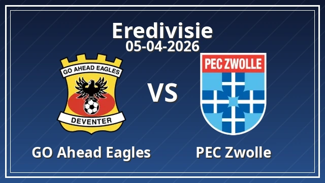 Thumbnail for GO Ahead Eagles vs PEC Zwolle