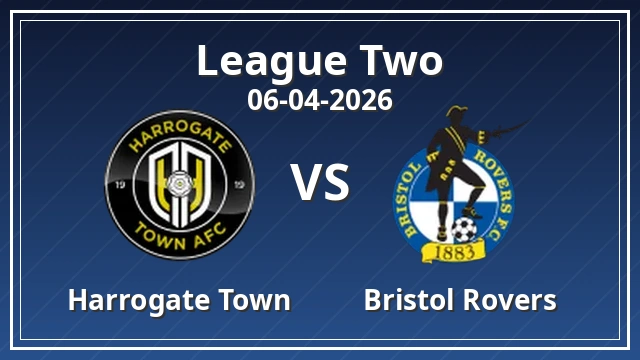 Thumbnail for Harrogate Town vs Bristol Rovers
