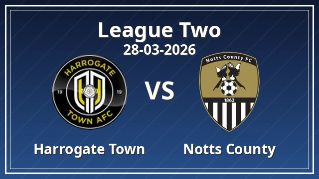 Thumbnail for Harrogate Town vs Notts County