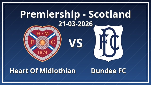 Thumbnail for Heart Of Midlothian vs Dundee FC