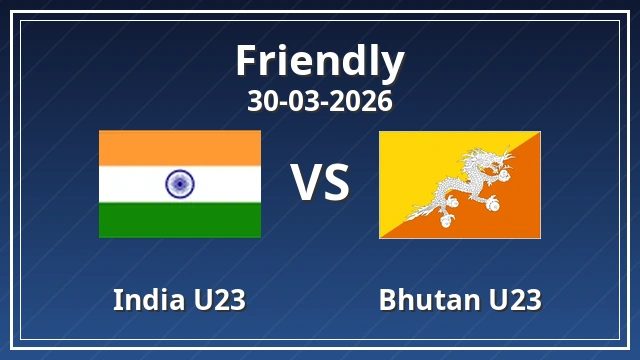 Thumbnail for India U23 vs Bhutan U23