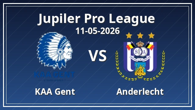 Thumbnail for KAA Gent - RSC Anderlecht