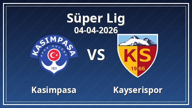 Thumbnail for Kasımpaşa - Kayserispor