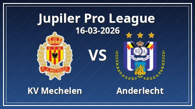 Thumbnail for KV Mechelen vs Anderlecht