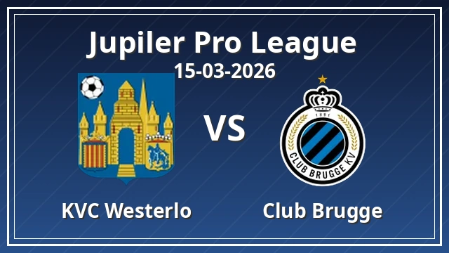 Thumbnail for KVC Westerlo vs Club Brugge