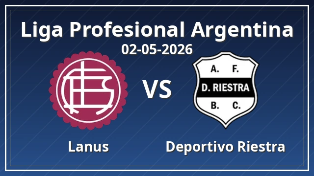 Thumbnail for Lanús - Deportivo Riestra