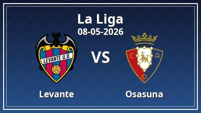 Thumbnail for Levante vs Osasuna