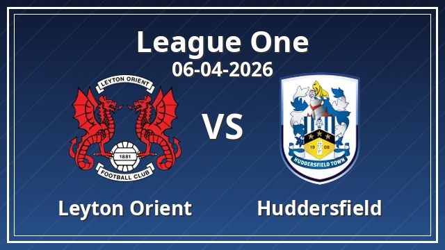 Thumbnail for Leyton Orient vs Huddersfield