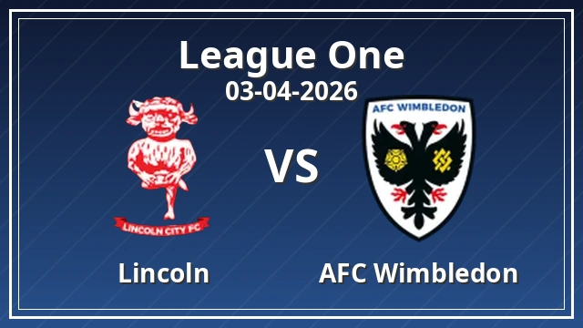 Thumbnail for Lincoln vs AFC Wimbledon