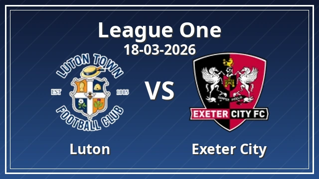 Thumbnail for Luton vs Exeter City