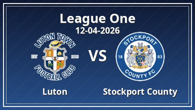 Thumbnail for Luton vs Stockport County