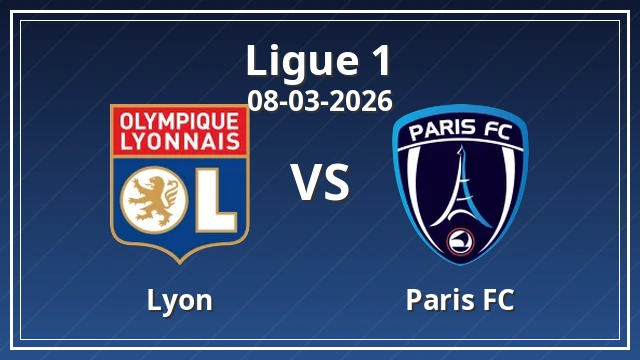 Thumbnail for Olympique Lyonnais vs Paris FC