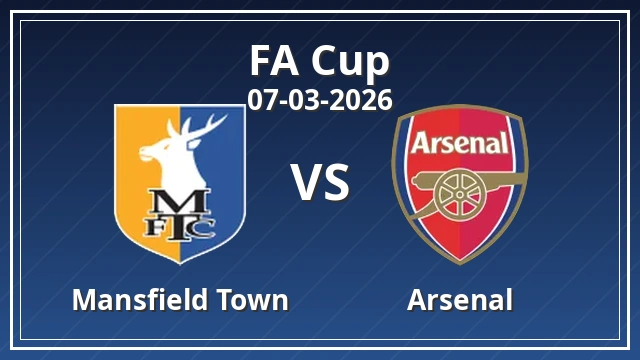 Thumbnail for Mansfield Town vs Arsenal