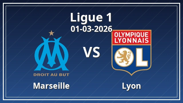 Thumbnail for Olympique Marseille vs Olympique Lyonnais