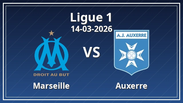 Thumbnail for Marseille vs Auxerre