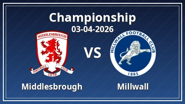 Thumbnail for middlesbrough - millwall