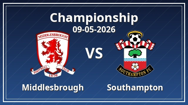 Thumbnail for middlesbrough - southampton