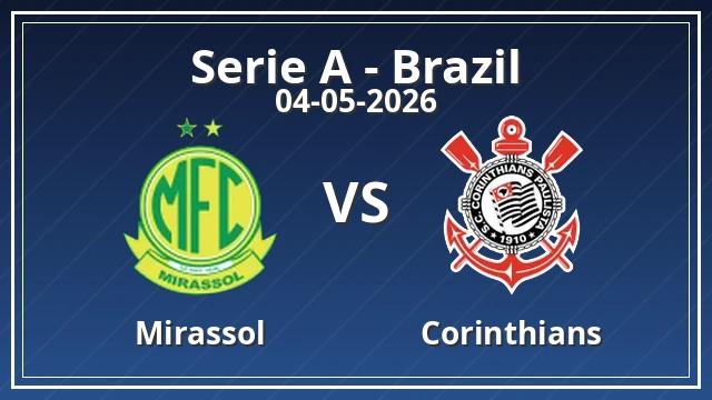 Thumbnail for Mirassol - Corinthians